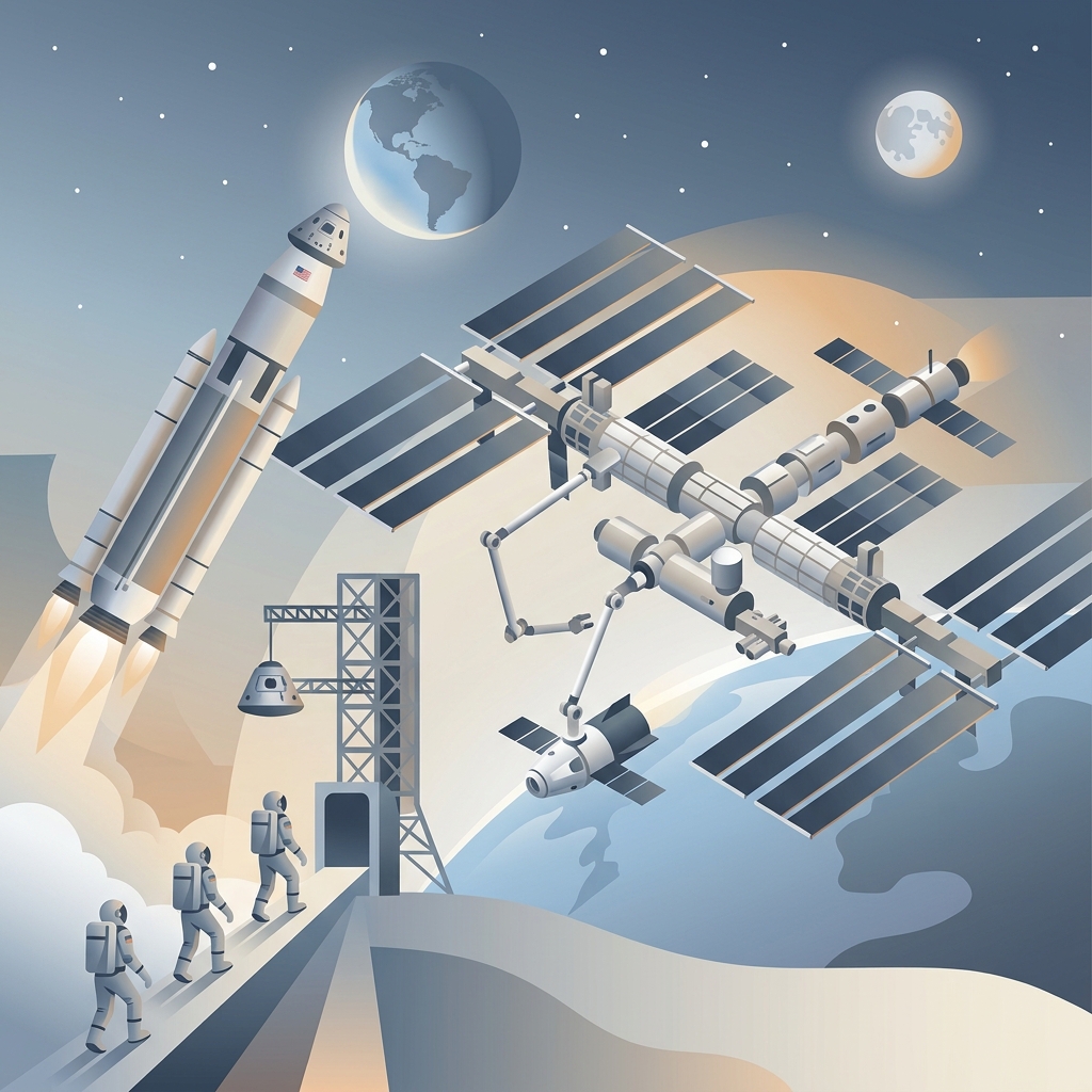 2026년 우주 탐사의 미래, NASA 아르테미스와 SpaceX가 그리는 경쟁