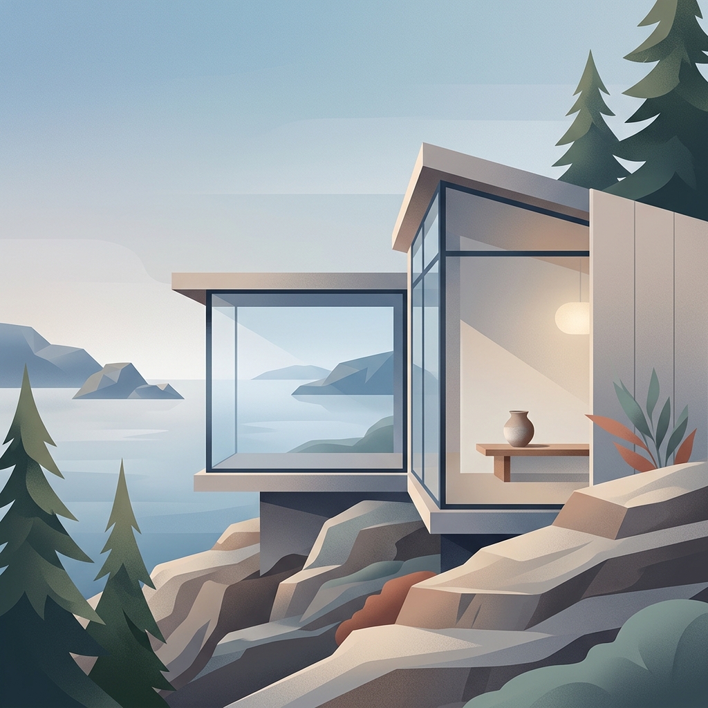 건축의 미니멀리즘, 삶의 본질을 담다