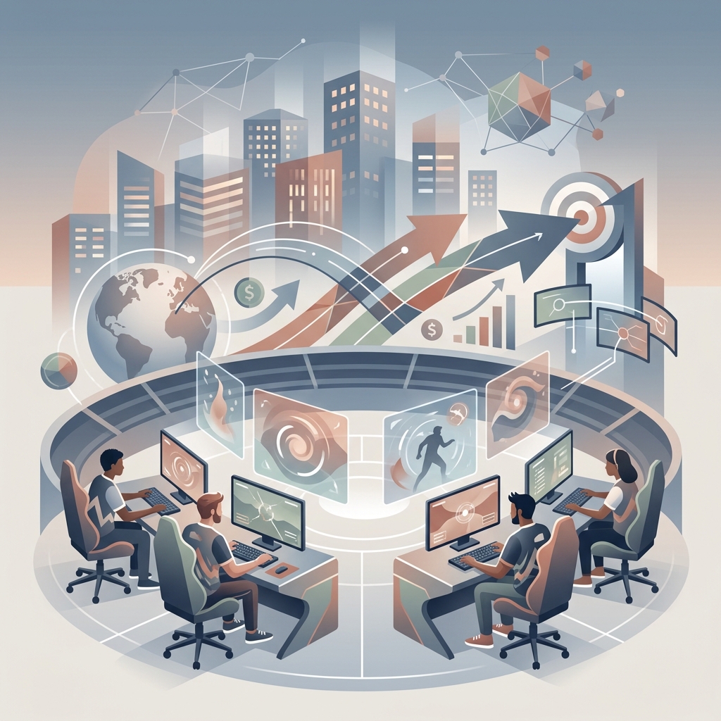 게임 시장의 대전환: 글로벌 투자 확대와 프로 e스포츠의 성숙