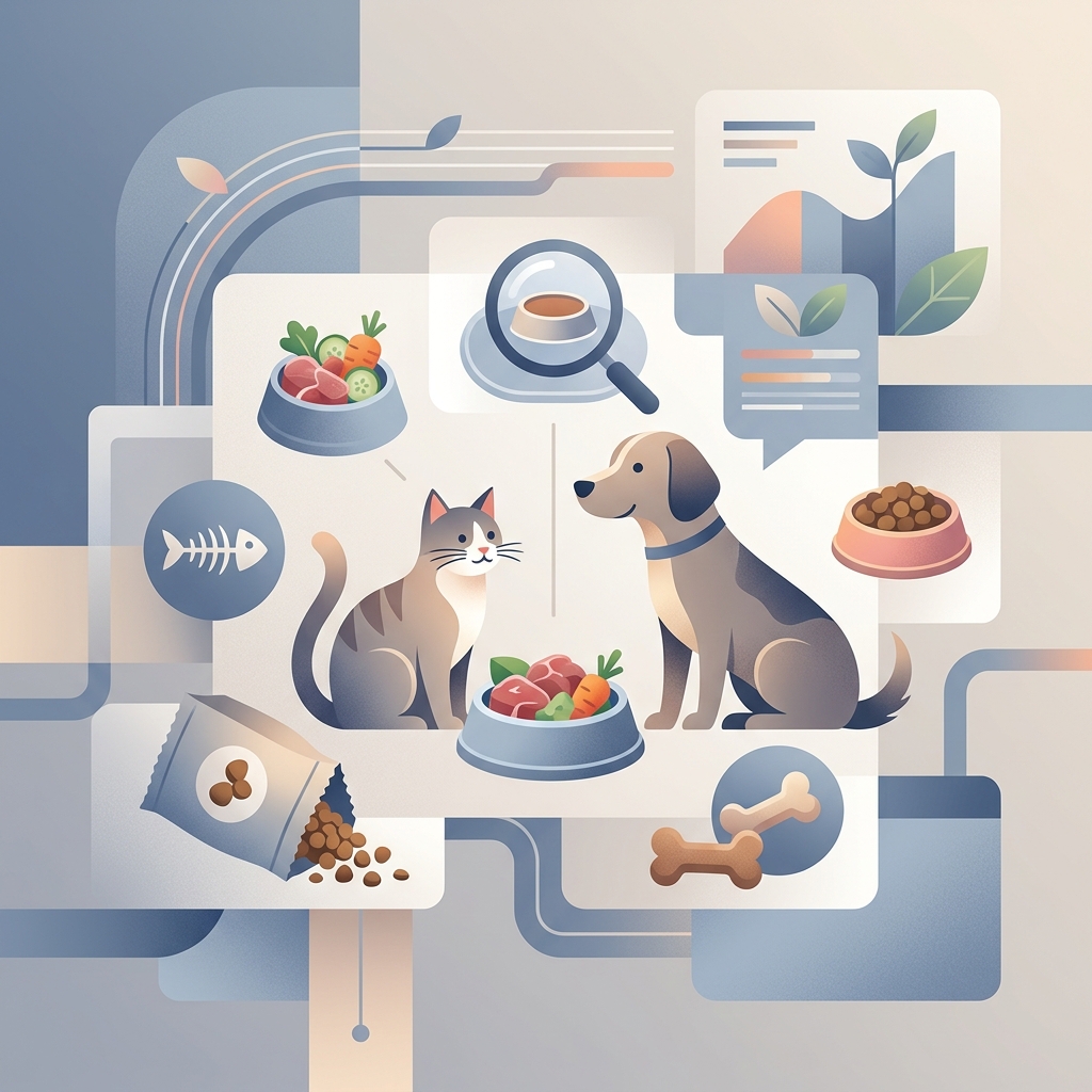 강아지·고양이 사료 선택 완벽 가이드: 습식vs건식, 성분 확인법, 질병별 식이관리