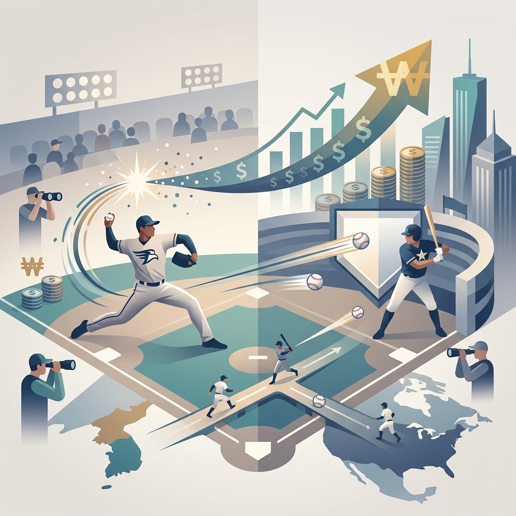 MLB vs KBO 연봉 격차 45배, 한국 선수들의 메이저리그 진출이 답인 이유